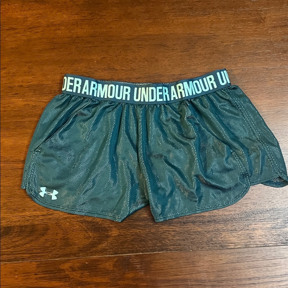 Under Armour Women's Dark Teal Athletic Shorts